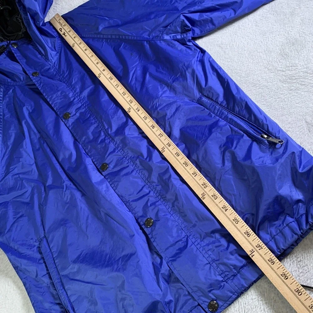 Vintage The‎ North Face Jacket Mens Medium Blue Hooded Gore-Tex Windbreaker USA